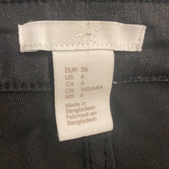 H&M Black Women’s Jeans, Size 6 (Eur 36) - Picture 7 of 8